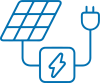 Icone panneaux solaires electricité Mastersolar Naucelles Cantal